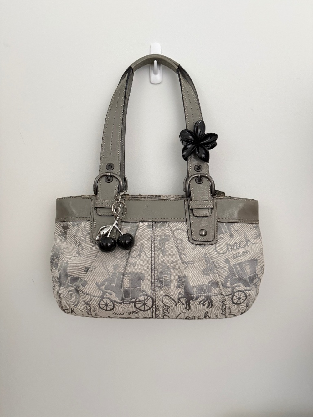 Vintage Coach Horse & Carriage Canvas Tote Bag